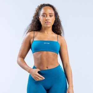 DFYNE Defy Strappy Ženske Sportski Grudnjak Plave | UMEBK9531