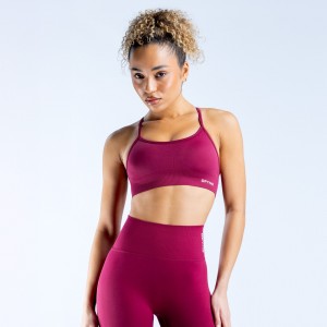 DFYNE Dynamic Backless Ženske Sportski Grudnjak Fuksije | YBKJS1382