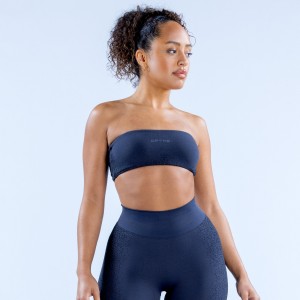 DFYNE Ignite Bandeau Ženske Sportski Grudnjak Sive | NKARS3041