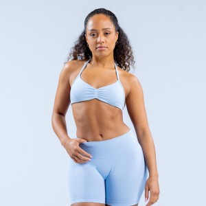 DFYNE Impact Strappy Ženske Sportski Grudnjak Plave | PSQYH9146