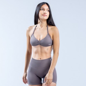 DFYNE Impact Strappy Ženske Sportski Grudnjak Ljubičaste | TJUIG9473