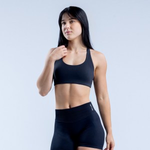 DFYNE Origin Racer Back Ženske Sportski Grudnjak Crne | LEIVR2567