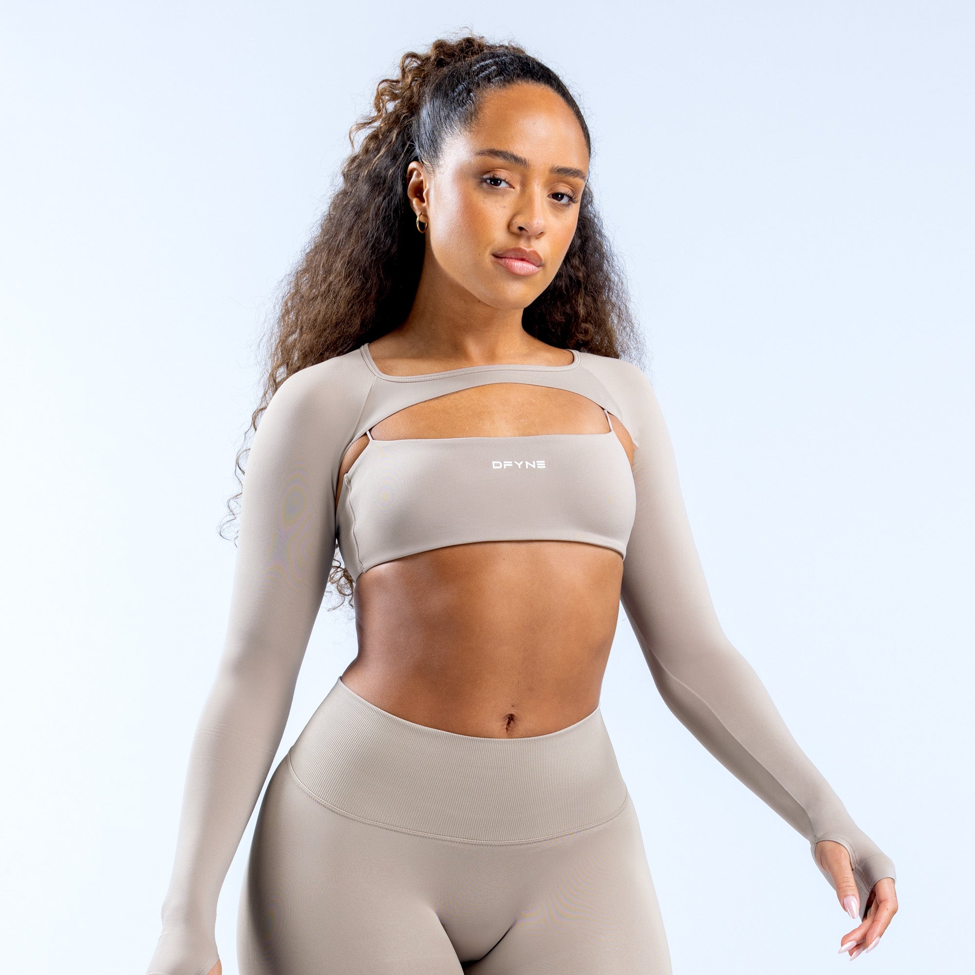 DFYNE Defy Long Sleeve Ženske Shrug Sive | YPXUJ7489