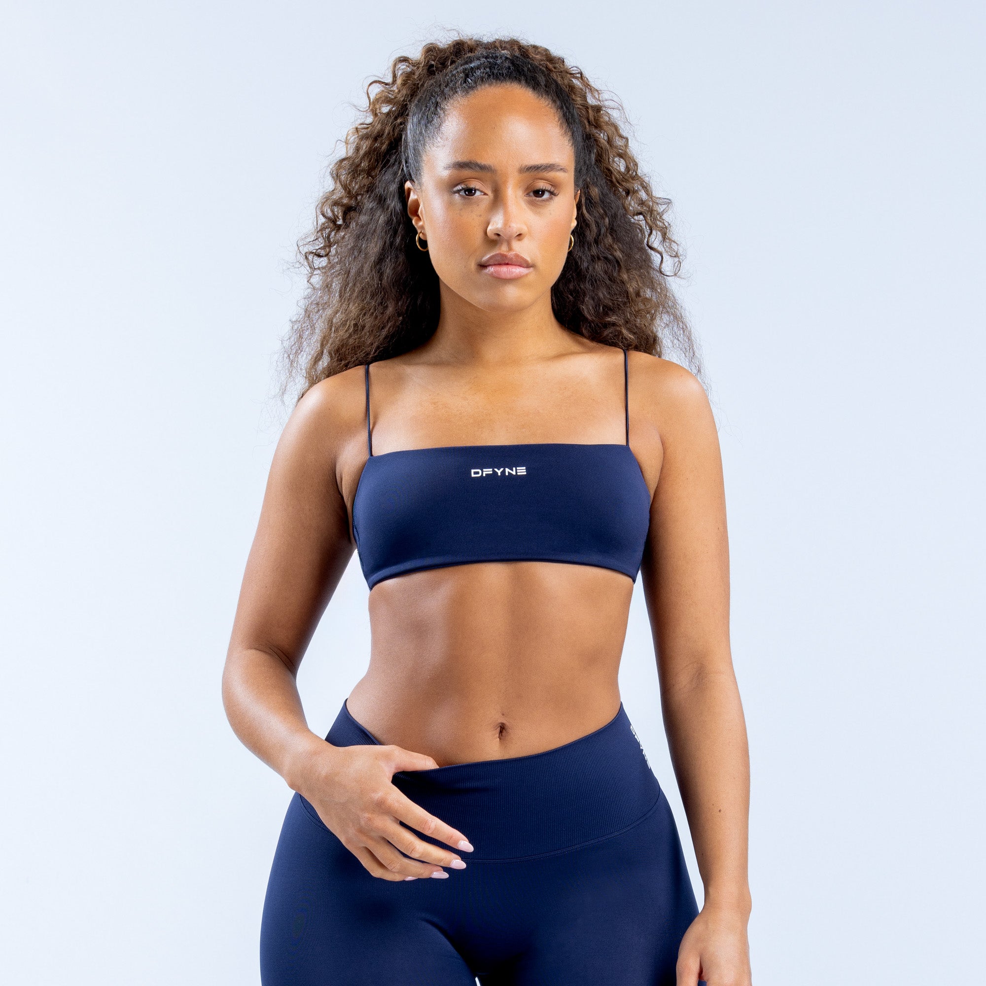 DFYNE Defy Strappy Ženske Sportski Grudnjak Tamnoplave | WACJE0247
