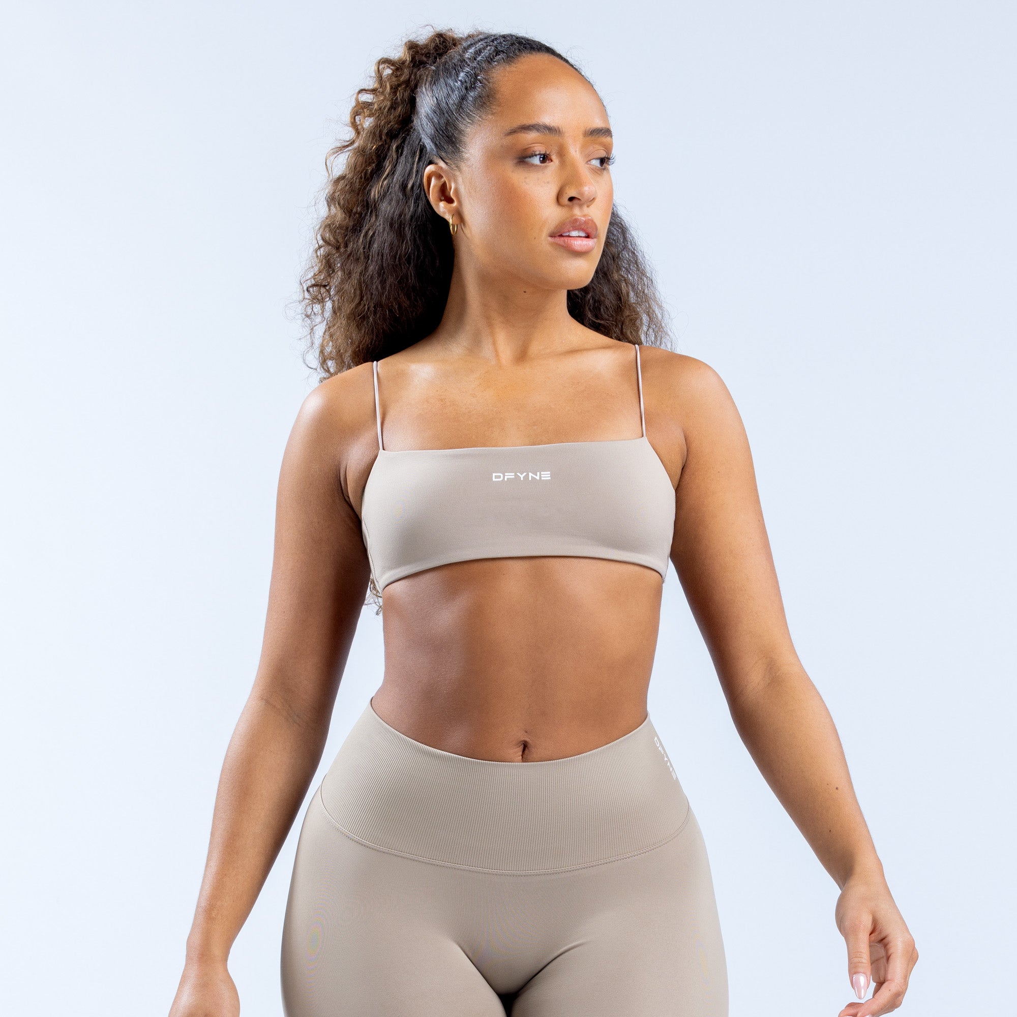 DFYNE Defy Strappy Ženske Sportski Grudnjak Sive | UNTRL4731