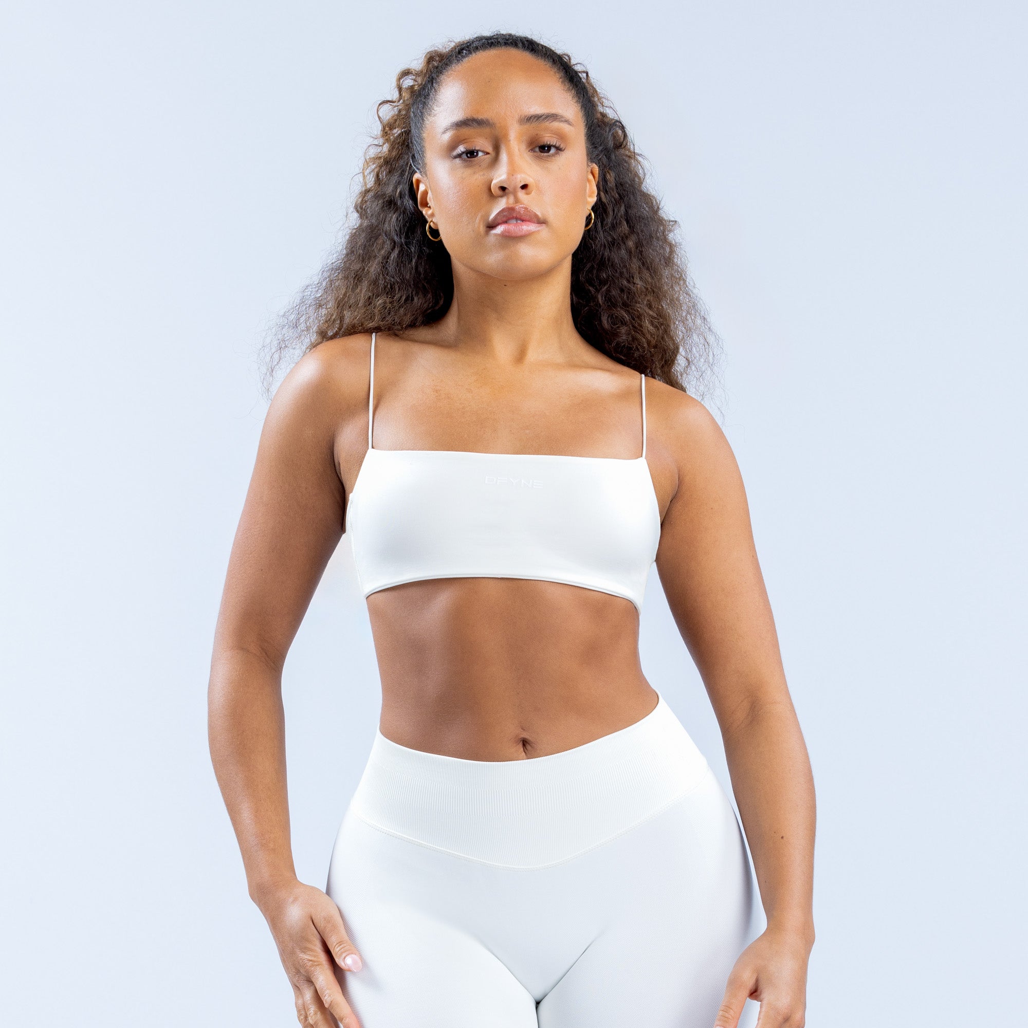 DFYNE Defy Strappy Ženske Sportski Grudnjak Bijele | FRXQT0873