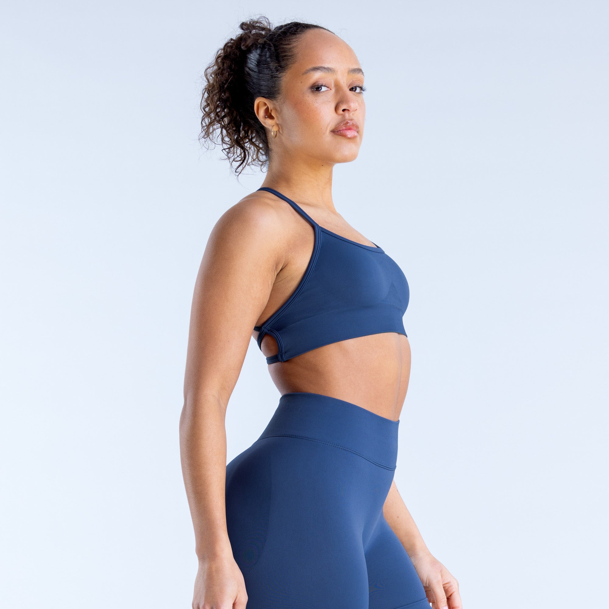 DFYNE Dynamic Backless Ženske Sportski Grudnjak Tamno Plave | VJDCP2906