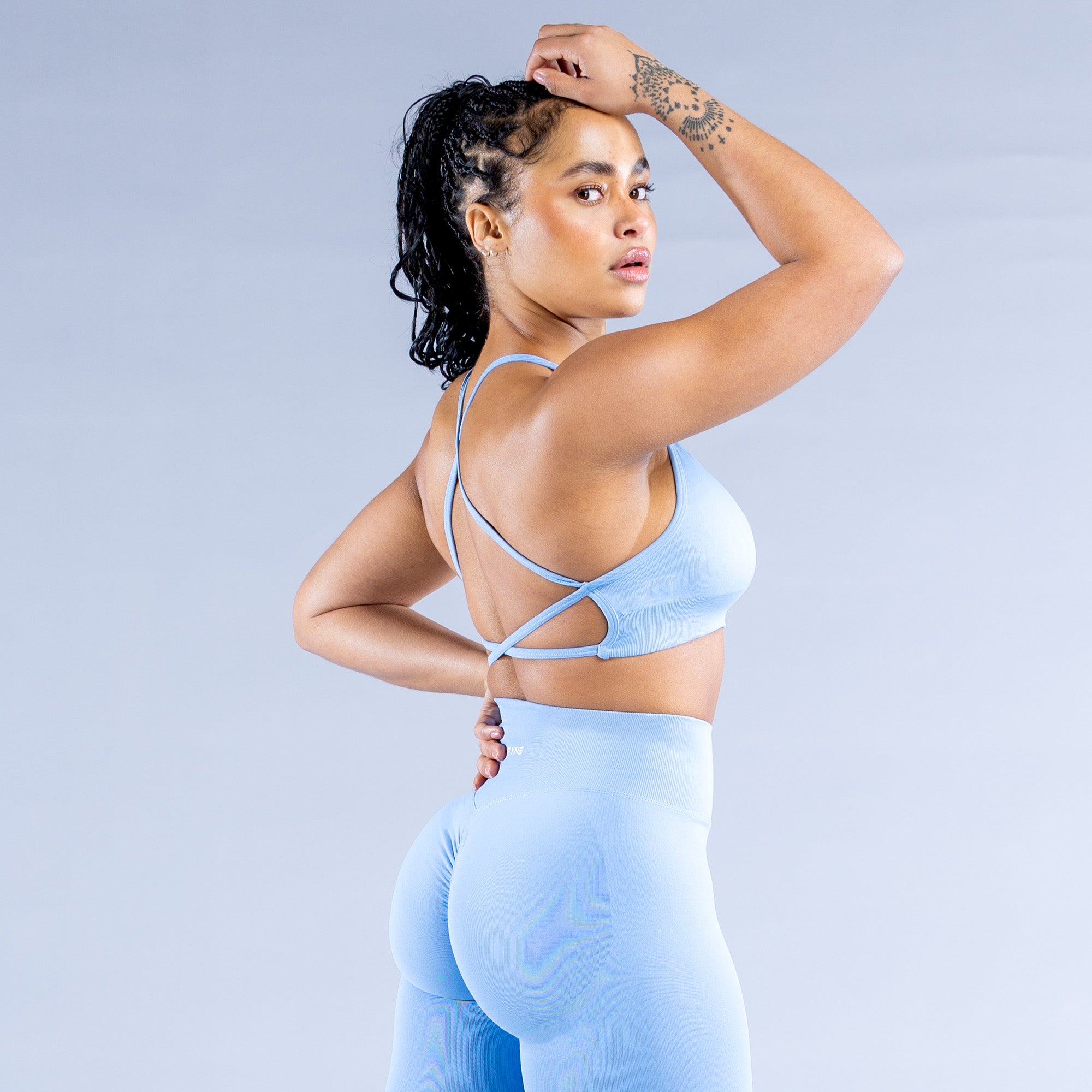 DFYNE Dynamic Backless Ženske Sportski Grudnjak Plave | AECZB9273