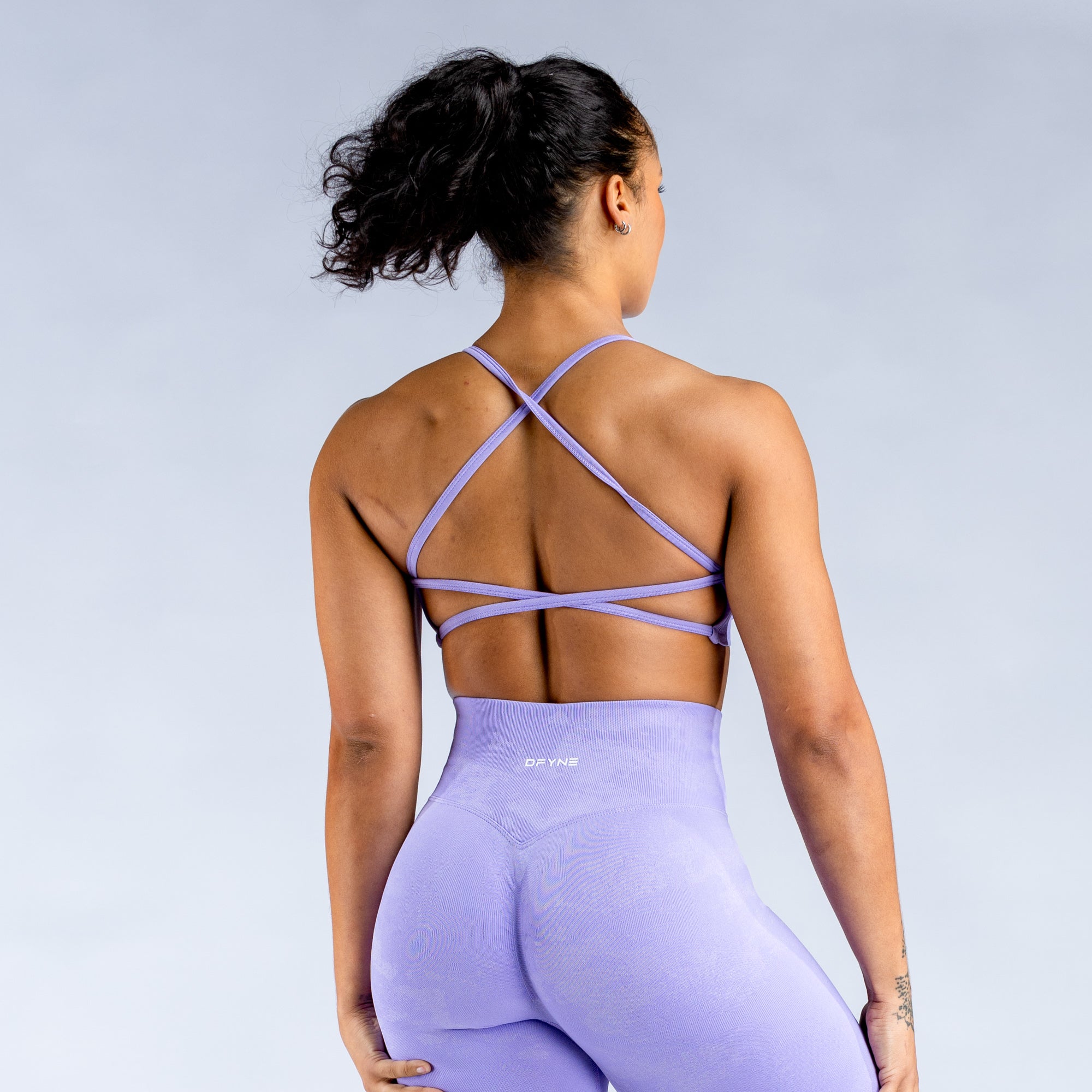DFYNE Dynamic Mist Backless Ženske Sportski Grudnjak Bijele | OPVXR2013