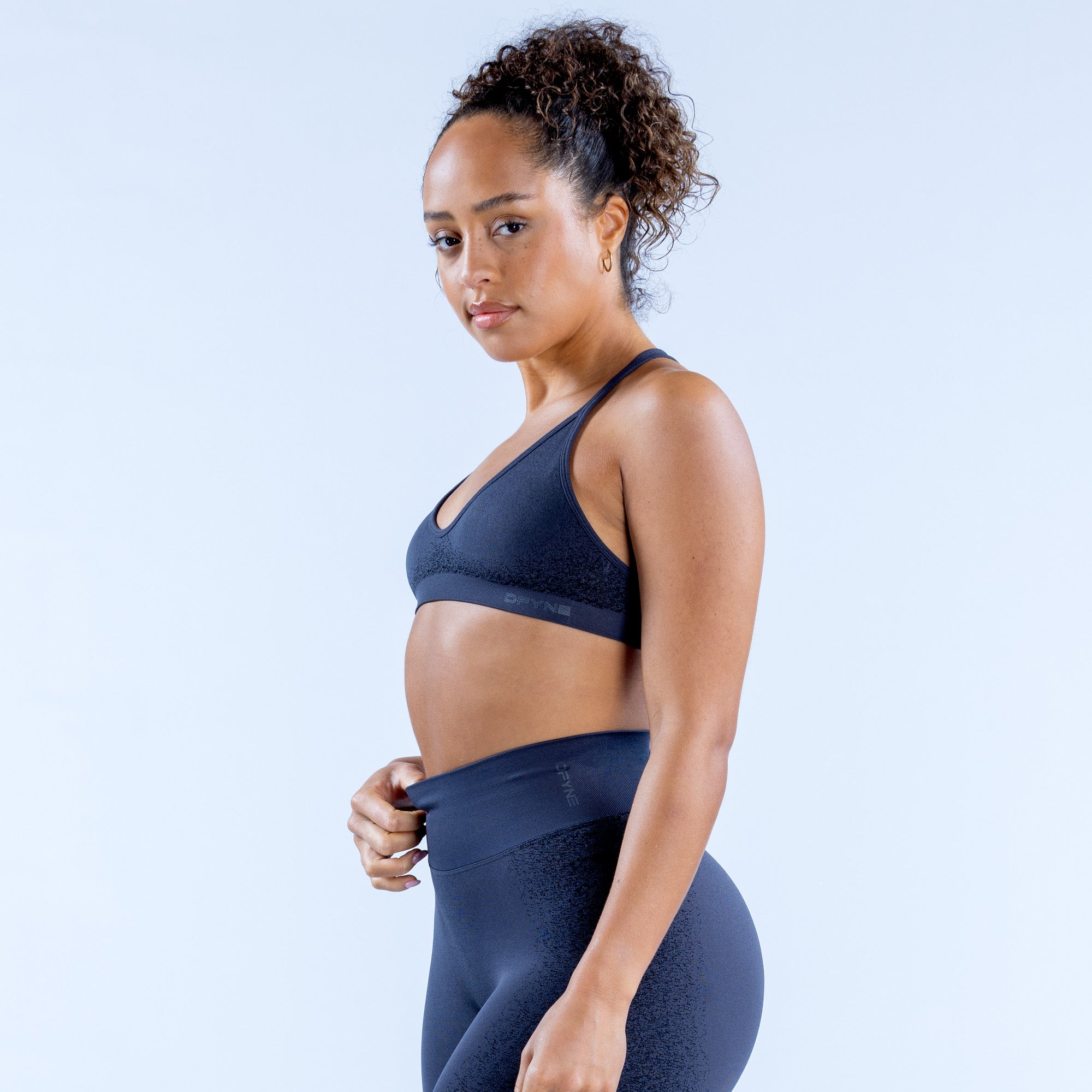 DFYNE Ignite Cross Back Ženske Sportski Grudnjak Sive | ZEFIT2587
