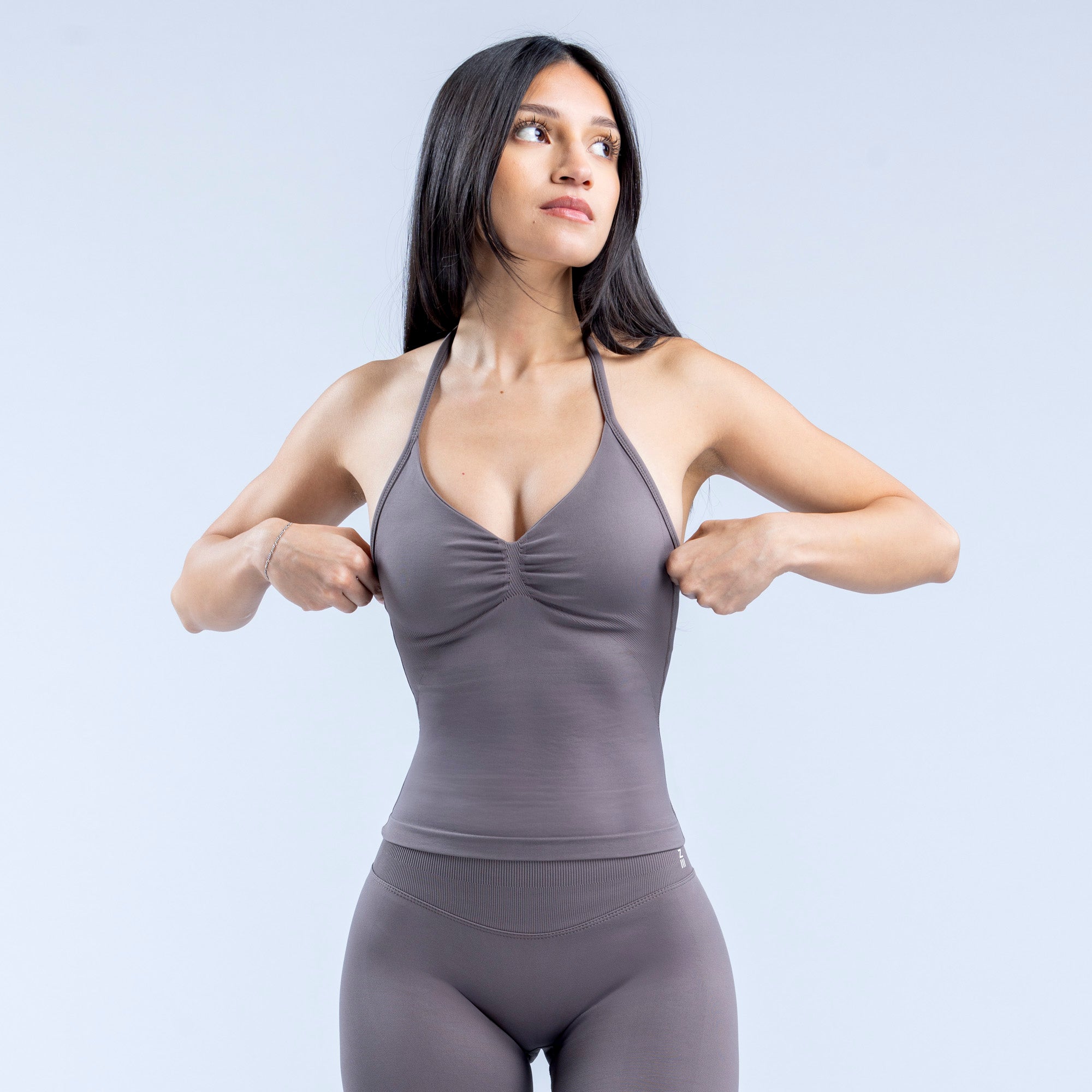 DFYNE Impact Longline Strappy Ženske Top Ljubičaste | CPFAL1082