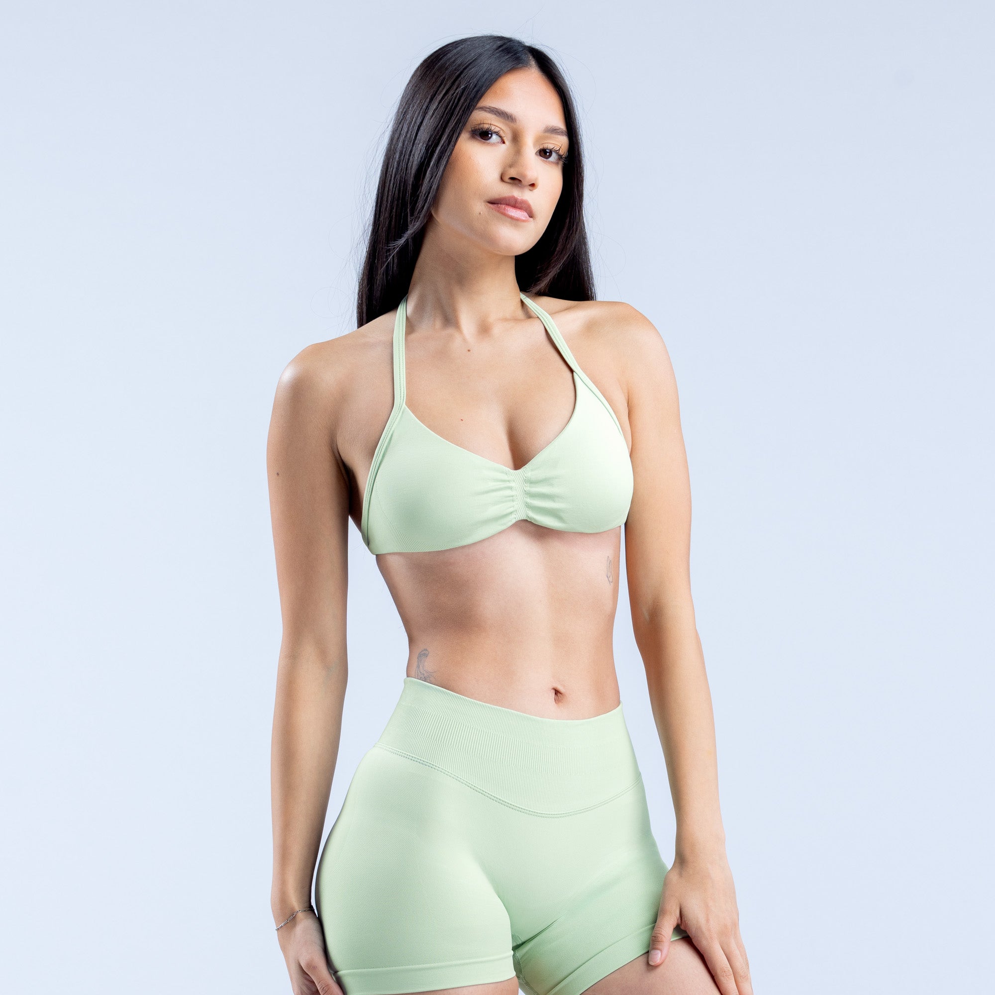 DFYNE Impact Strappy Ženske Sportski Grudnjak Zelene | DPNXT5024