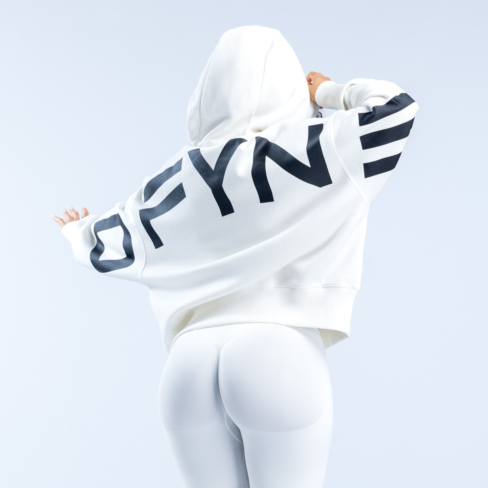 DFYNE Signature Ženske Majica s Kapuljačom Bijele | PYOAB8490