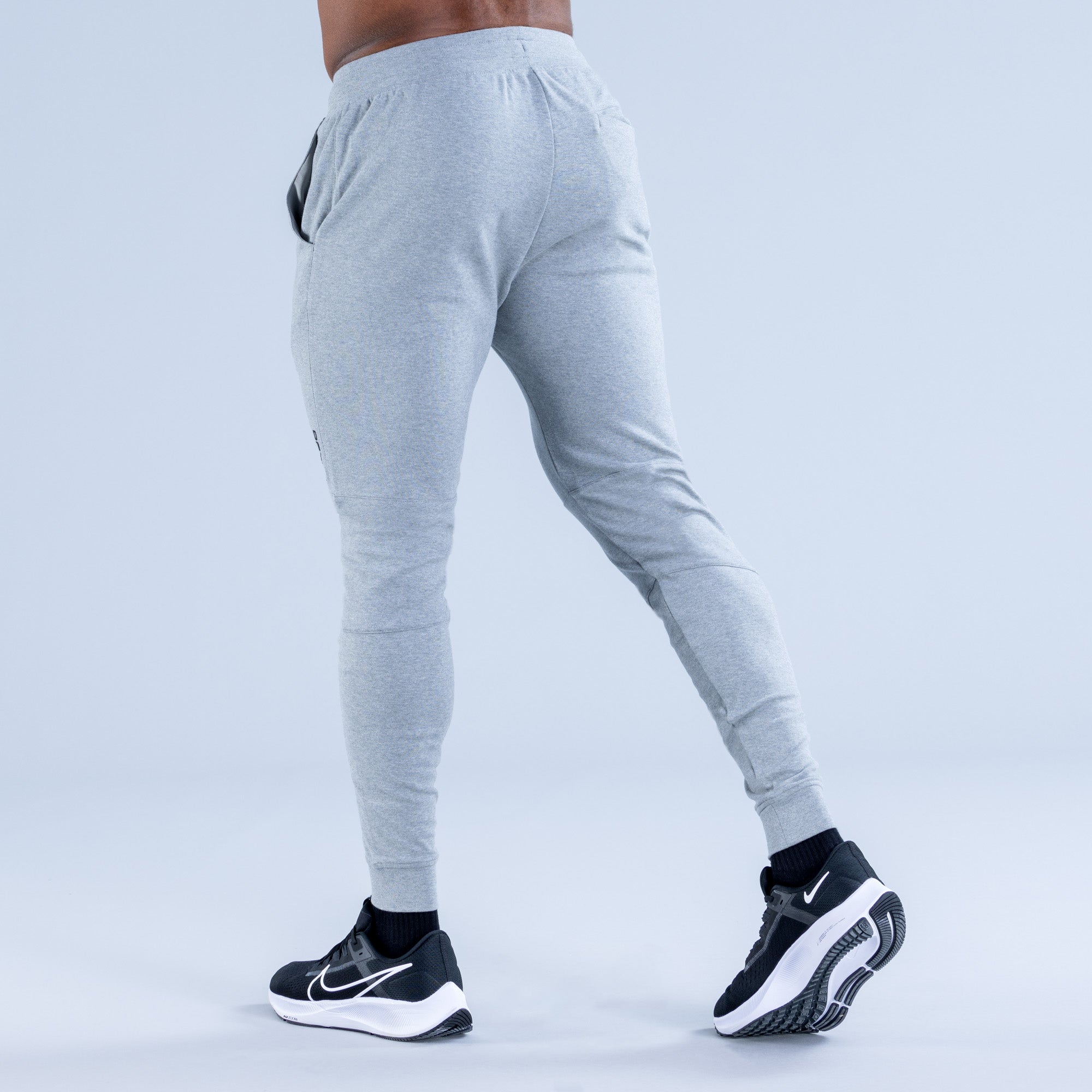 DFYNE Stealth Tapered Muške Jogger Hlače Sive | TMAIY6549