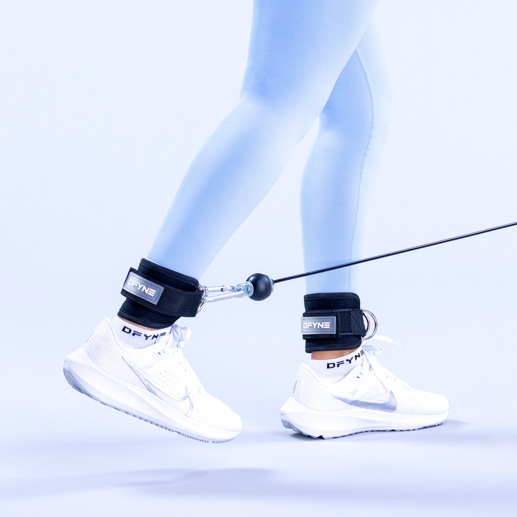 DFYNE Ženske Ankle Straps Crne | ZNEGR9730
